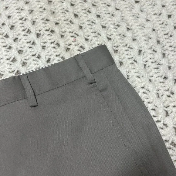 Zanella $350 Wool‎ Dress Pants Men's W33x31 Todd Trousers Khaki Italy MINT